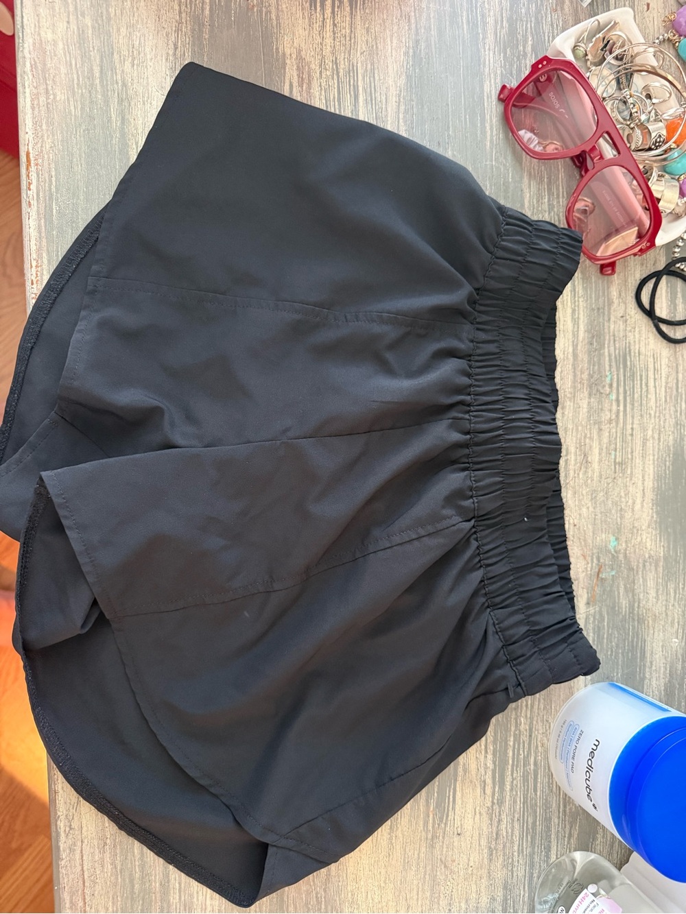 SET Active Black Athletic Shorts with Elastic Waist